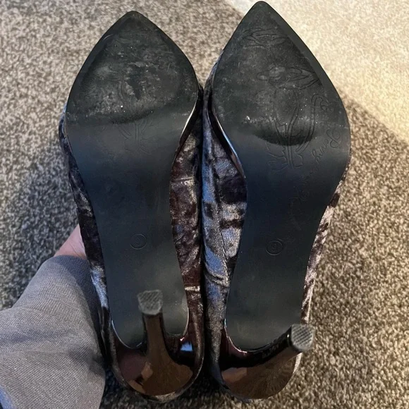 Penny Loves Kenny Womens Opus Pewter Gray Platform Heels- 9M - Picture 10 of 12